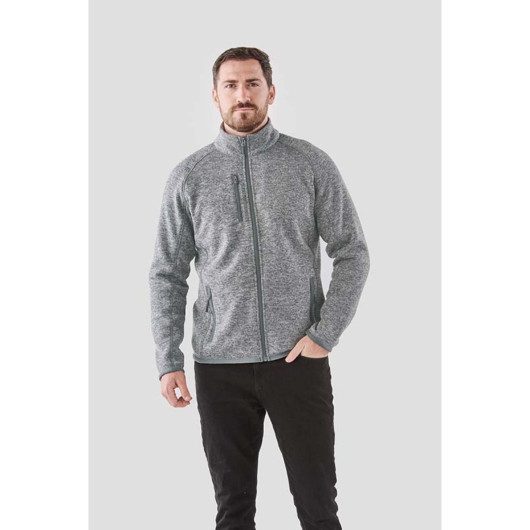 Mens Avalanche Zippered Fleece Jackets Feature